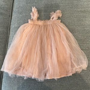 Tutu dress in dusty rose
